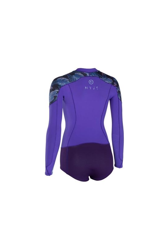 Ion Wetsuit Muse Hot Shorty LS 1,5 FZ purple 2019