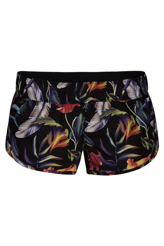 Hurley Womens Supersuede Floral Beachriders Boardshort black 2019