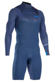 Ion Wetsuit Onyx Element Front-Zip Shorty LS 2/2 blue 2018