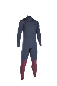 Ion Wetsuit Onyx Core Semidry 5/4 FZ slate blue/red 2019