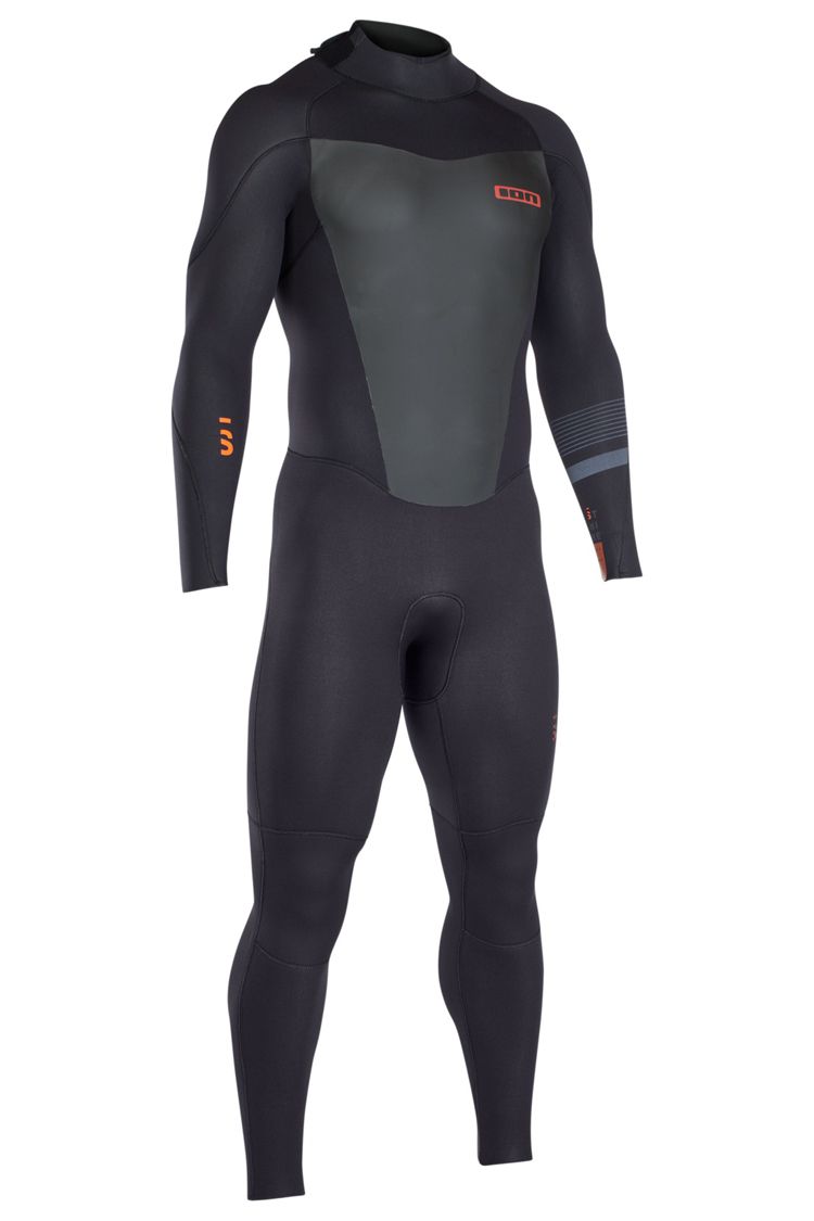 Ion Wetsuit Strike Element Semidry 5,5/4,5 Back-Zip black 2018