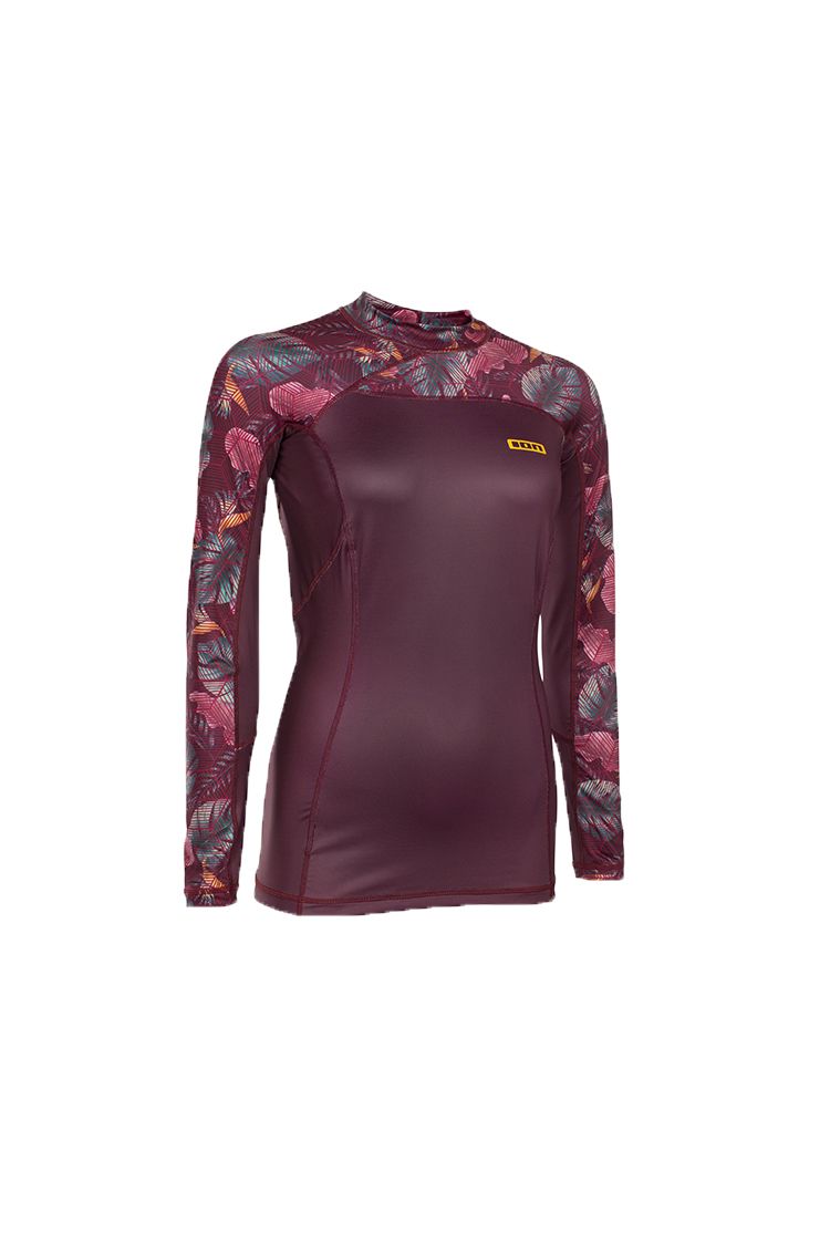 ION Rashguard Women Lizz LS dark berry 