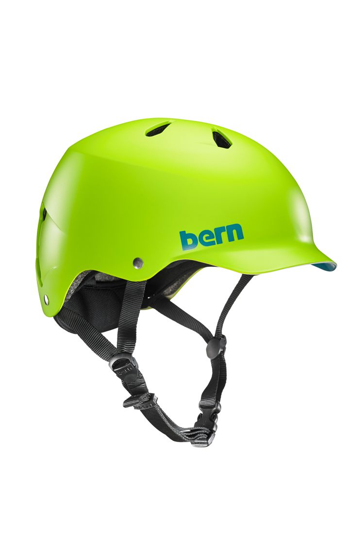 Bern Watts Matte Bright Green Wakeboard Helmet 2015
