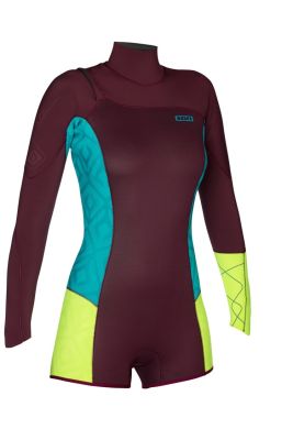 Ion Wetsuit FL Muse Shorty Zipless LS 2,5 wine lime 2016