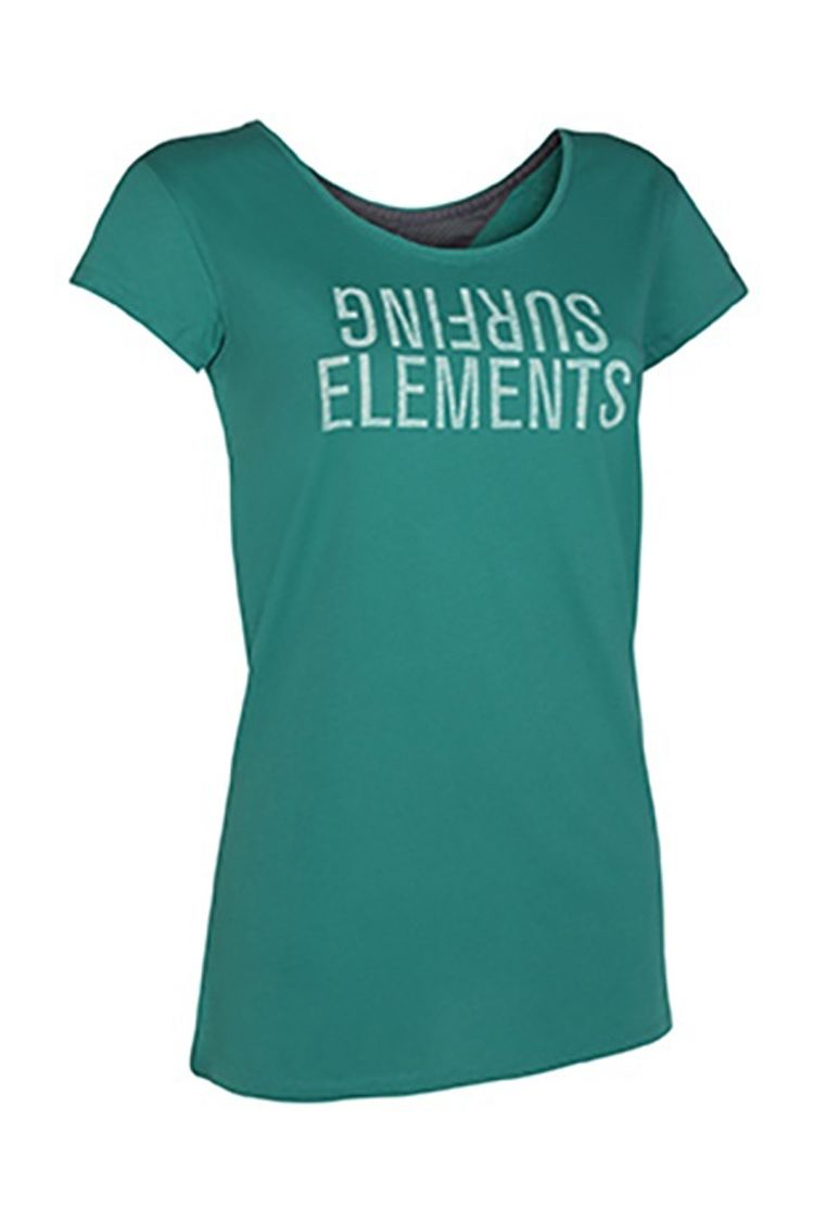 ION T-Shirt Womens TEE SS SURFING ELEMENTS river green 2016