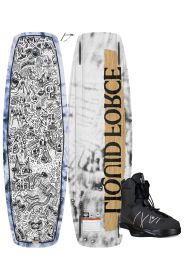 Liquid Force APEX FS PURPLE 125 plus TAO 6X WAKEBOARDSET 2025