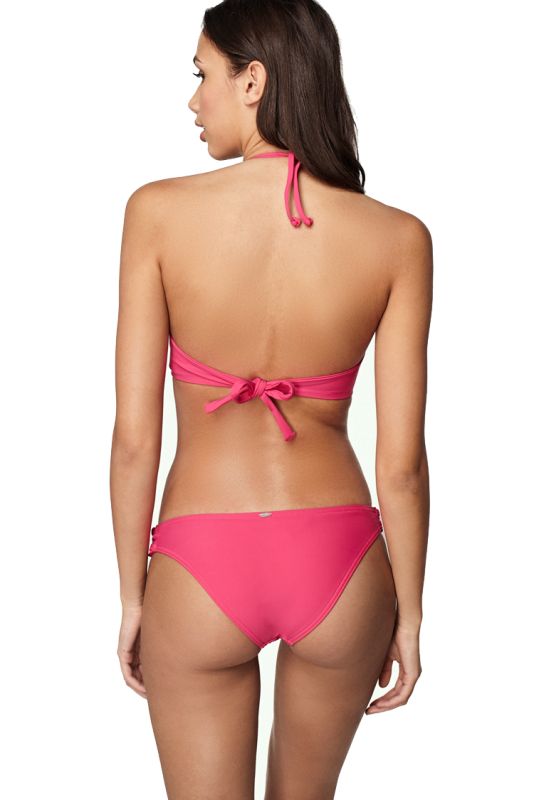 O´neill Pw Solid Wire Bandeau Bikini beetroot purple