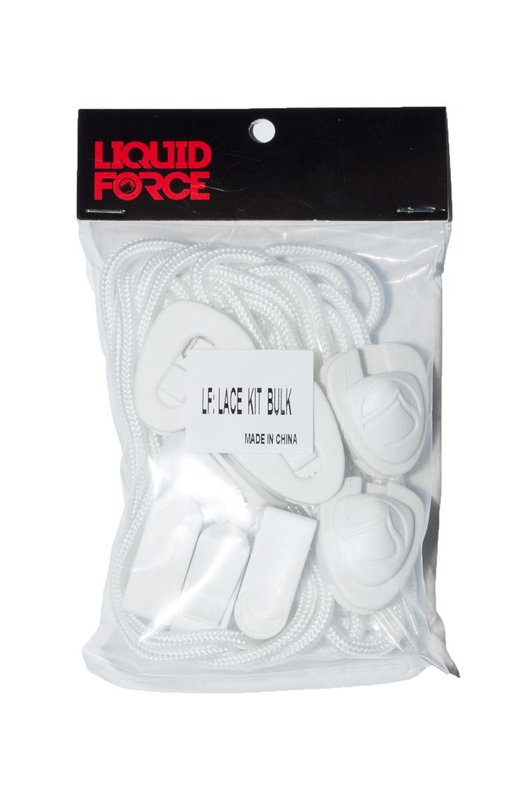 Liquid Force Lace Lock KIT BULK White