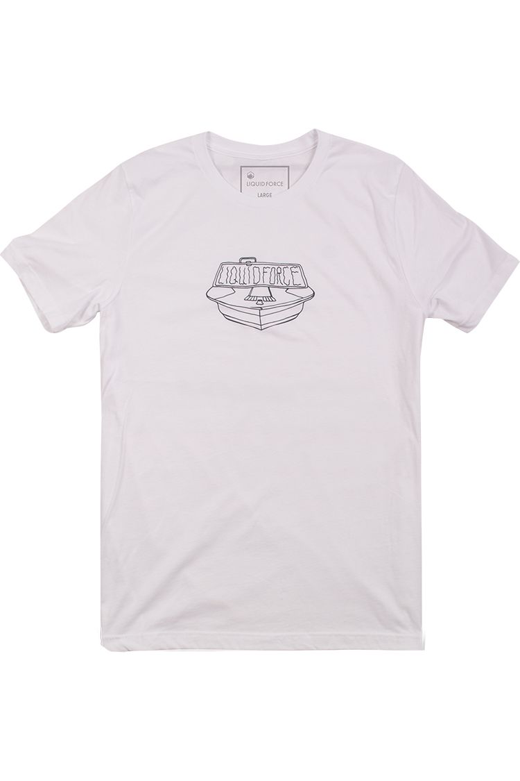 Liquid Force BOAT TEE White 2018