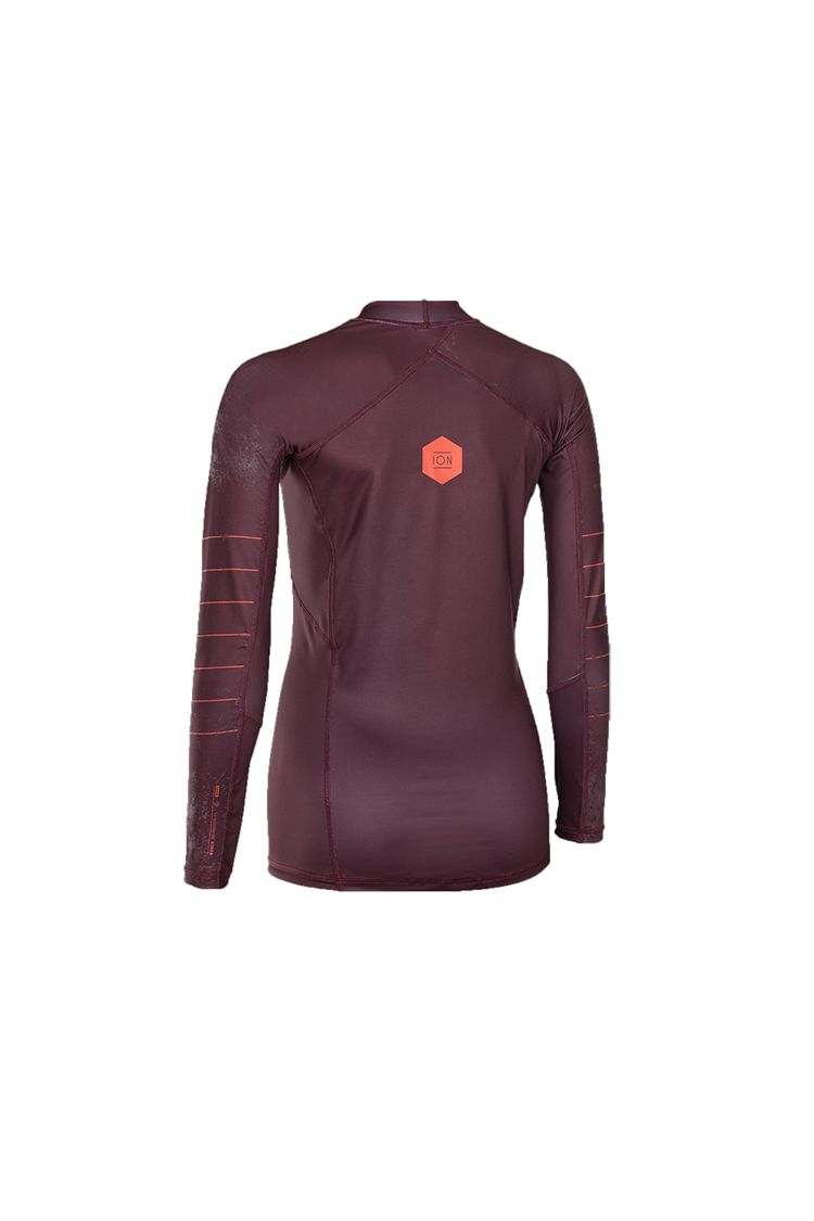 ION Rashguard Women LS wine red 