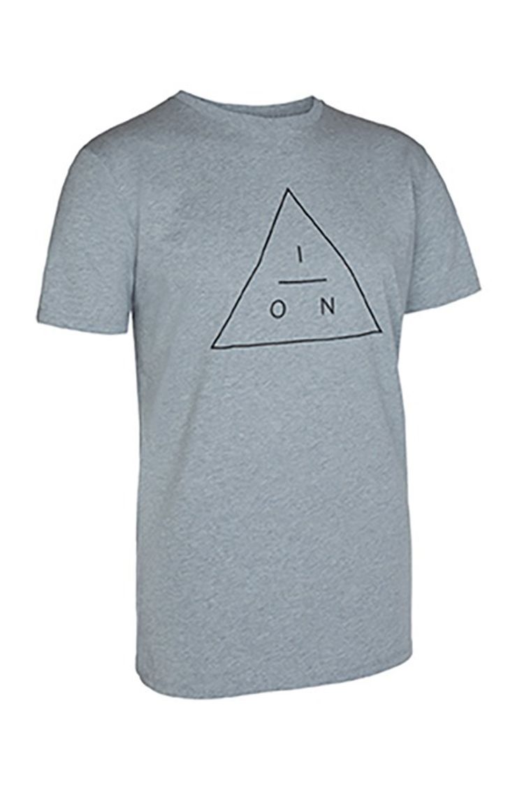 ION T-Shirt Herren TEE SS TRIANGLE stone grey melange 2016