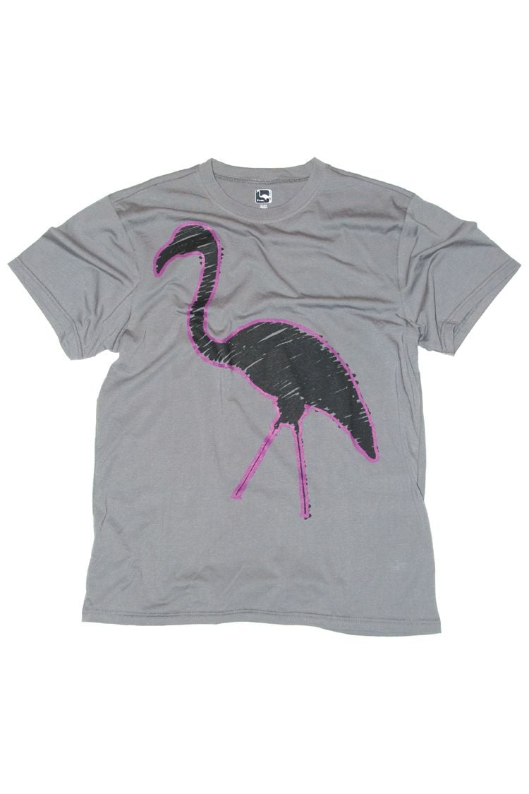THREE Flamingo Designer T-Shirt