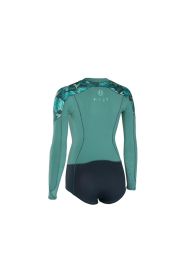 Ion Wetsuit Muse Hot Shorty LS 1,5 FZ sea green 2019