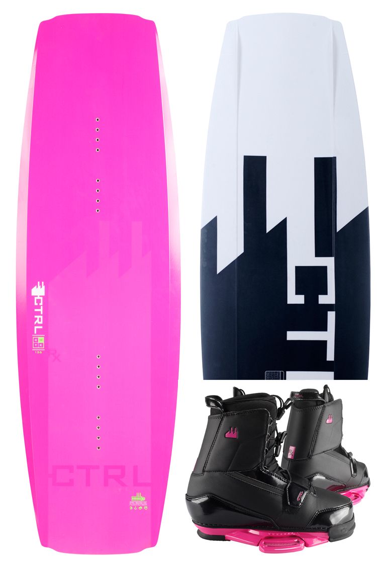 CTRL The RX Wakeboard pink plus RX Bindung Wakeboardset 2013