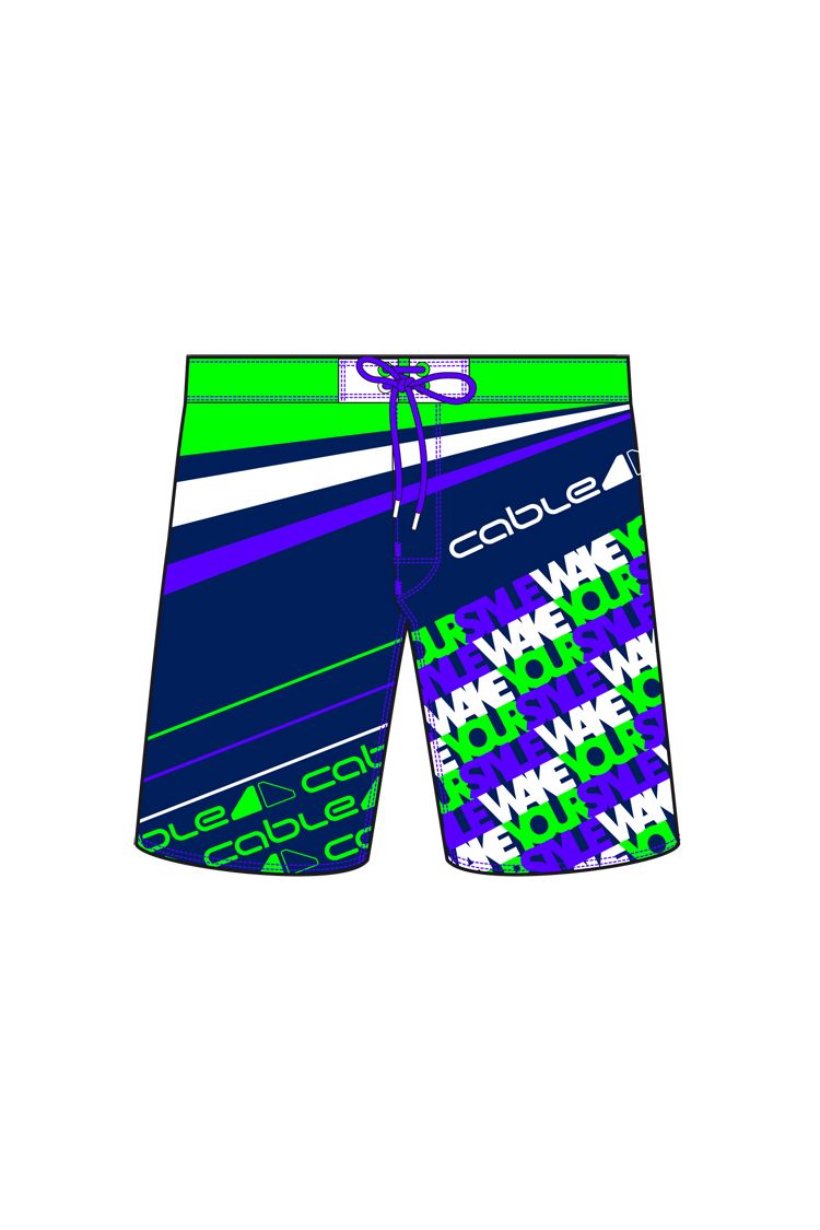 Cable Fashion Boardshort laces green 2013