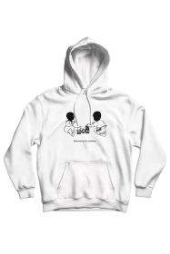 SIN AND REPEAT EDUCATION FOR CHILDREN HOODIE Weiss 2025