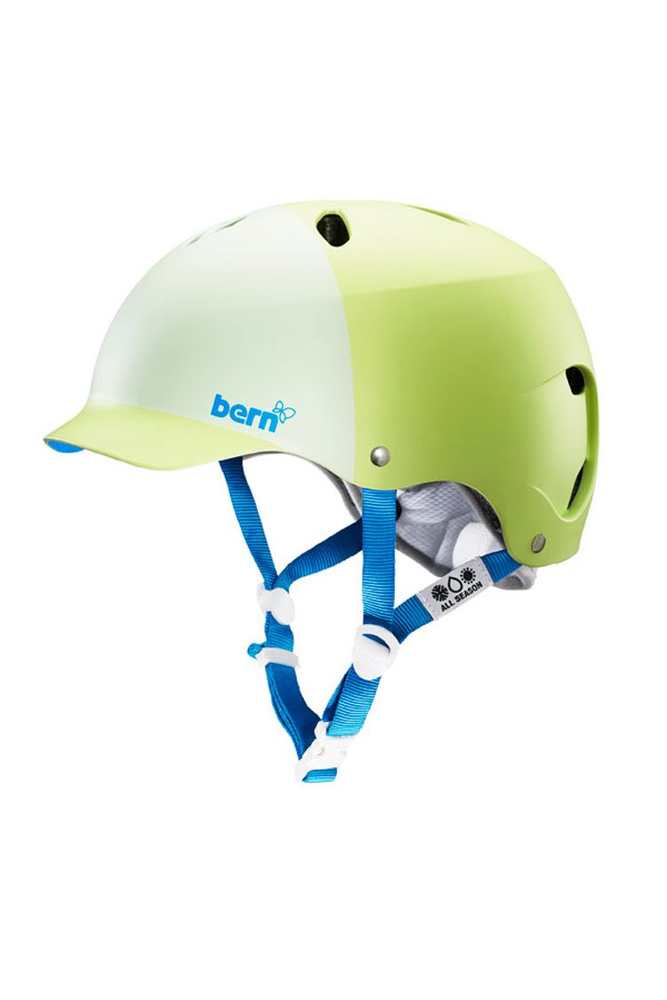 Bern Lenox Matte Lime Green Hatstyle