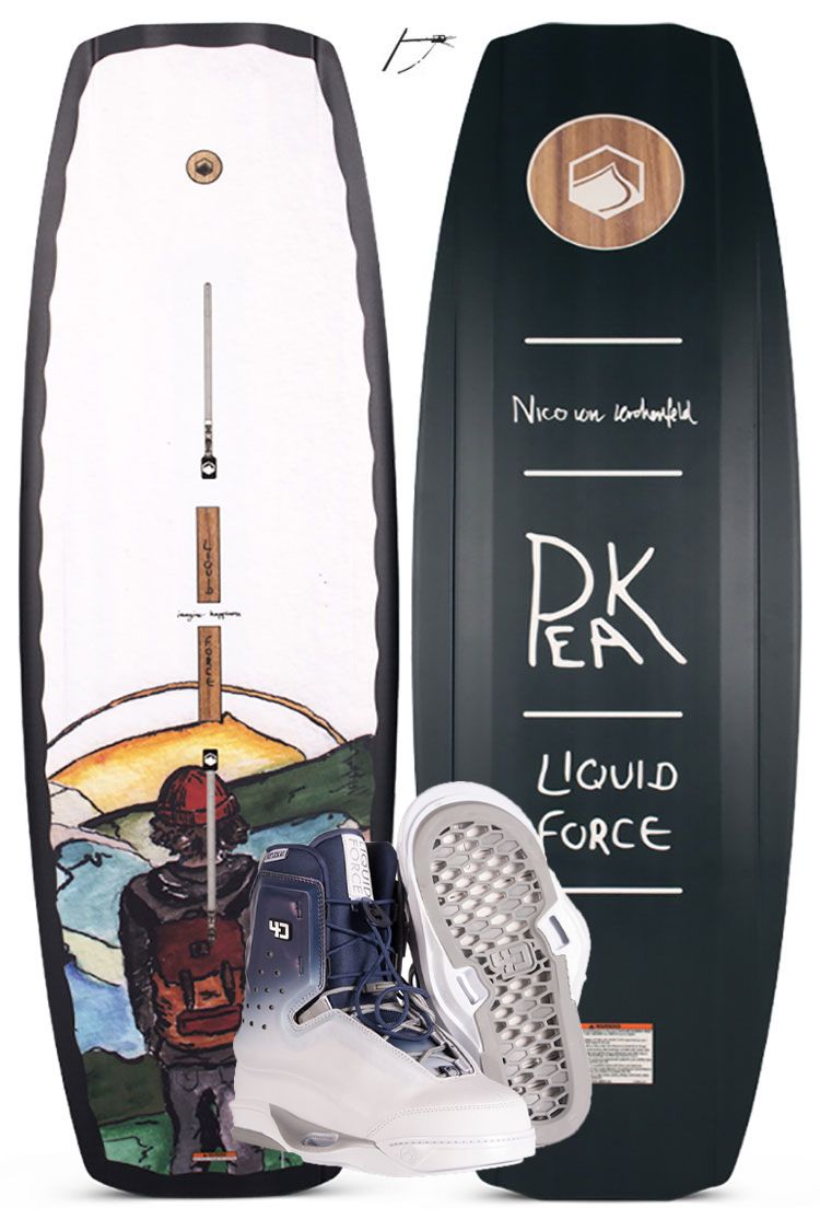 Liquid Force PEAK 142cm plus RIOT 4D '20 Wakeboardset