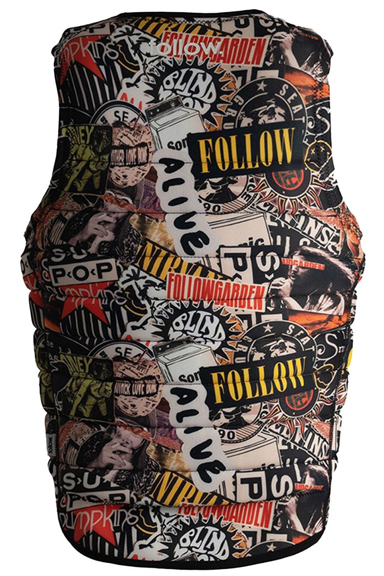 Follow Primary Heights Wakeboard Impact Vest Grunge 2023