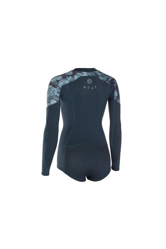 Ion Wetsuit Muse Hot Shorty LS 1,5 FZ dark blue 2019