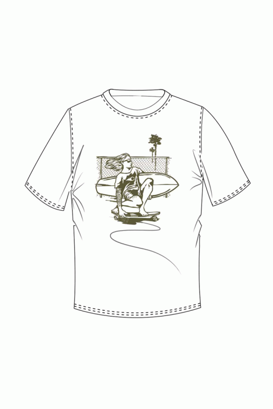 Soöruz M T-shirt SS CRUISER white 2015