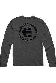 Etnies SINCE 1986 LS Tee Charcoal/Heather 2022