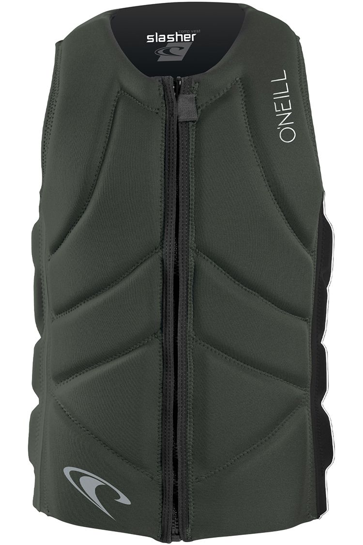 O'Neill Slasher Comp Vest Dark Olive/Black 2020