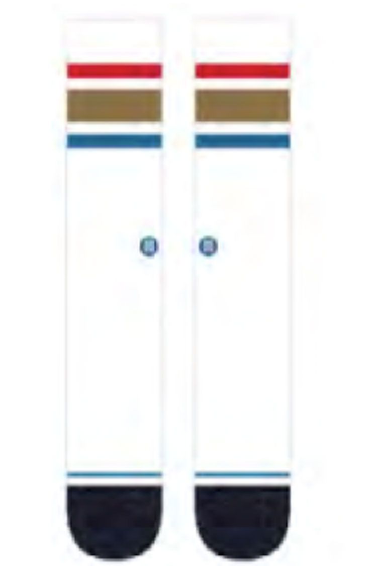 Stance BOYD ST Socks White/Brown 2020