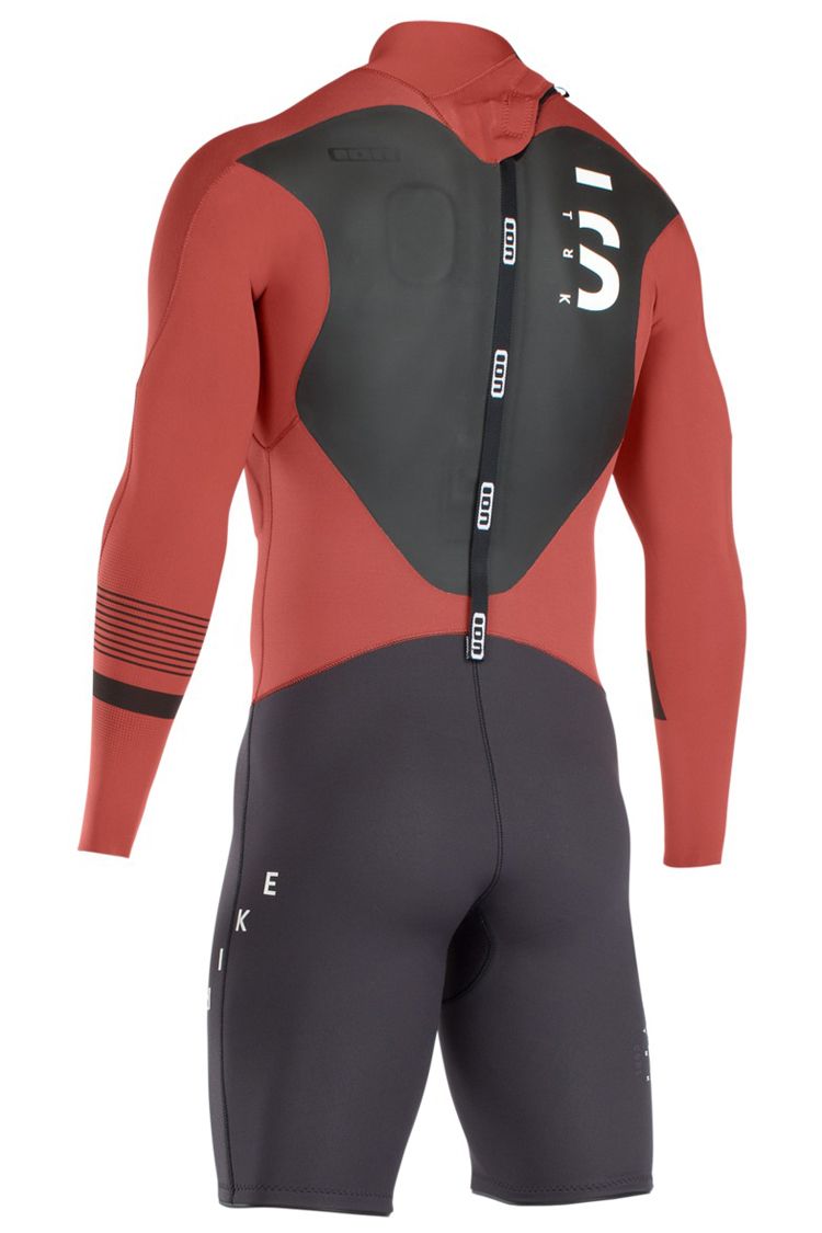 Ion Wetsuit Strike Core Shorty LS 2/2 Backzip red 2018