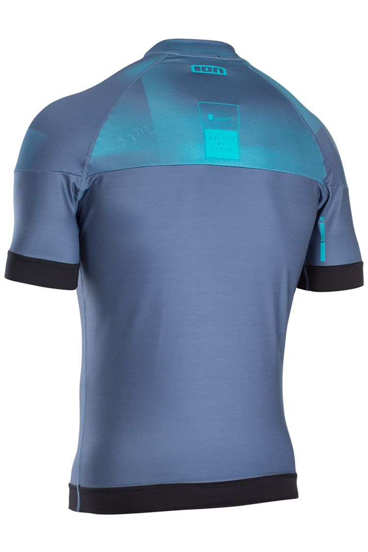 ION Rashguard Men SS blue 2020