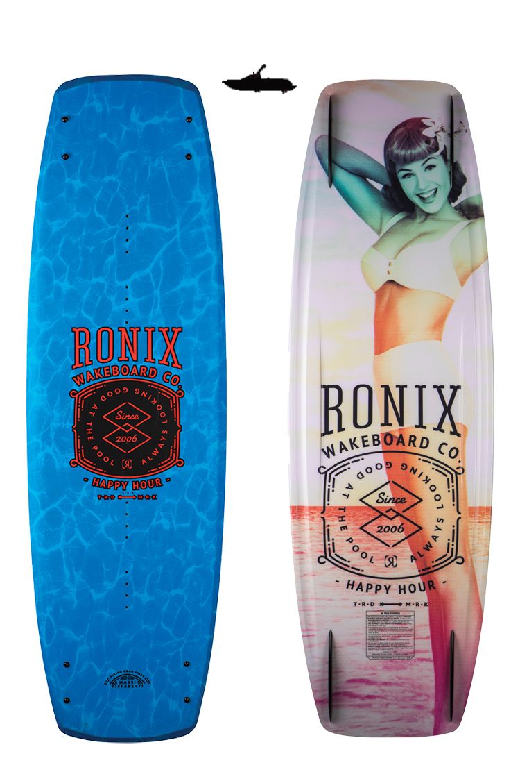 Ronix Happy Hour Modello Edition Wakeboard Poolside Blue 2018