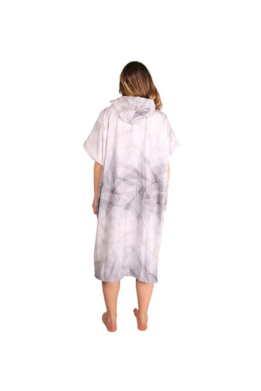 After QUIVER Poncho Light Grey 2019
