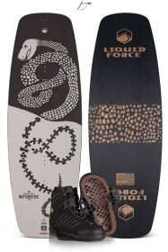 Liquid Force BUTTERSTICK 140cm plus TAO 6X Black Wakeboardset 2021