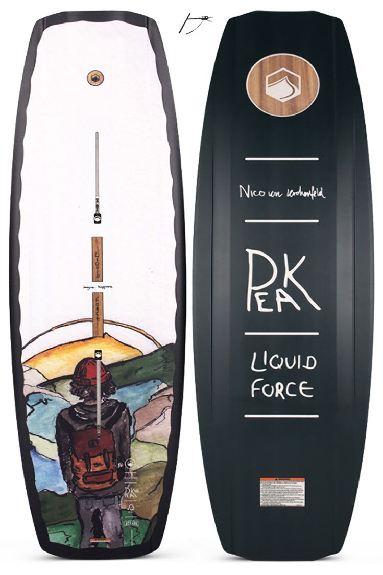 Liquid Force PEAK 142cm plus PEAK 4D Wakeboardset 2020