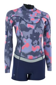 ION Wetsuit Amaze Shorty 2.0 LS Back Zip women Neoprenanzug capsulepink