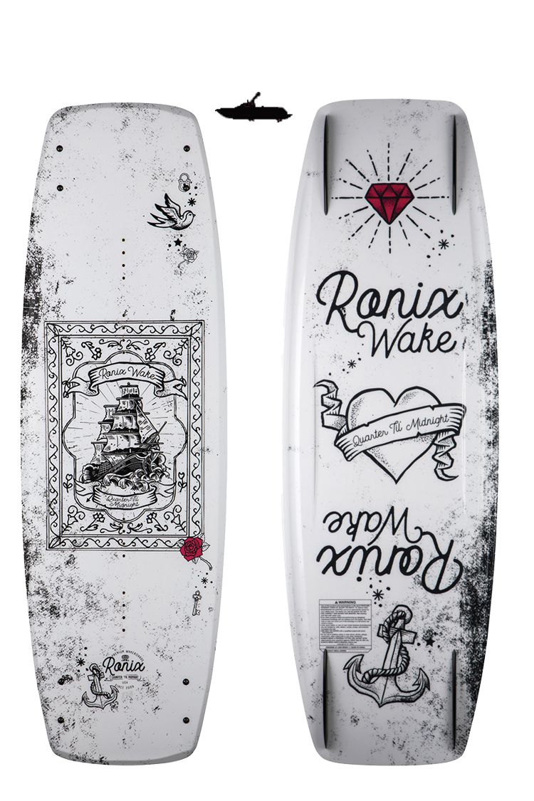 RONIX QUARTER 'TIL Midnight "SF" Womens Wakeboard Sailor White 2018