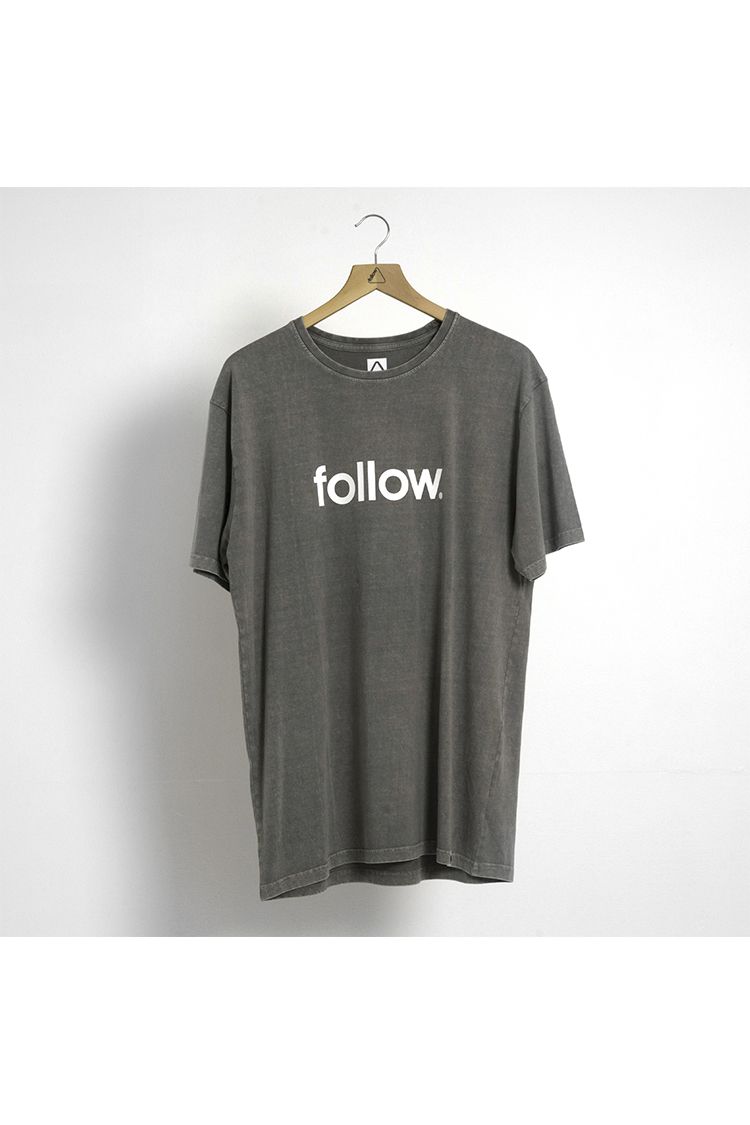 Follow STONE CORP Tee Grey 2020