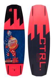 CTRL Supreme 138 grind wakeboard and CTRL Hustle binding blue yellow