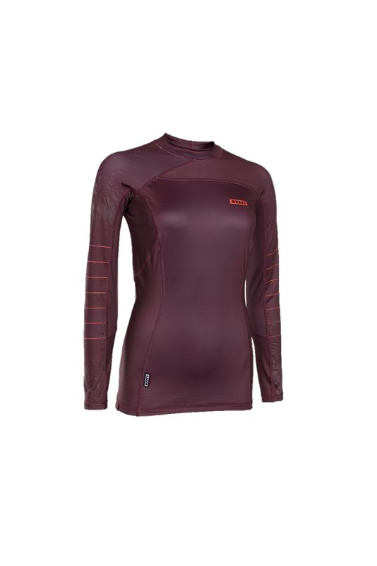 ION Rashguard Women LS wine red 