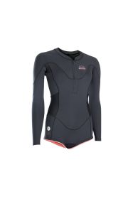 Ion Wetsuit MUSE Hot Shorty LS 1,5 FZ steel grey 2020