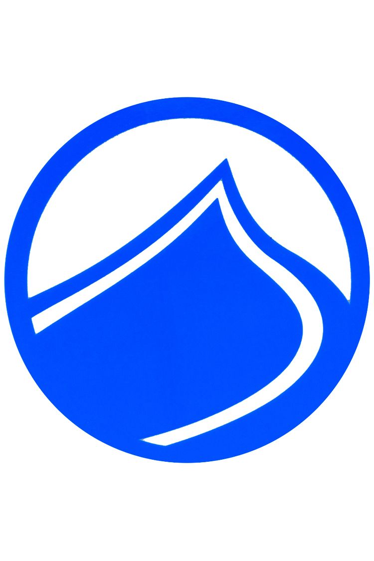 Liquid Force Drop Sticker blue 2015