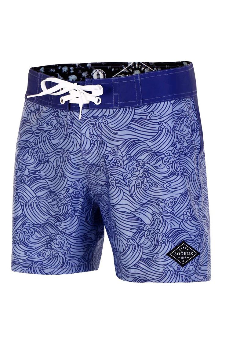 Soöruz Linear 16" Boardshort blue 2019