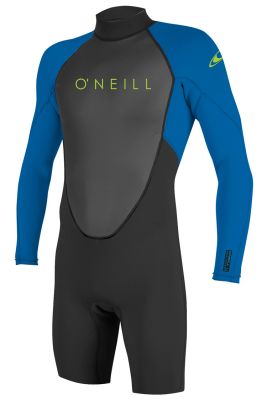 O'Neill Youth Reactor 2mm BZ S/S Spring Wetsuit Black Ocean
