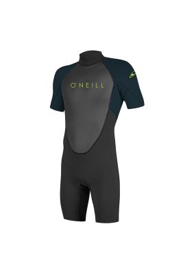 O'Neill Youth Reactor 2mm BZ S/S Spring Wetsuit Black/Slate 2019