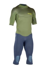 Ion Wetsuit Strike Overknee SS 3/2 olive/blue 2017