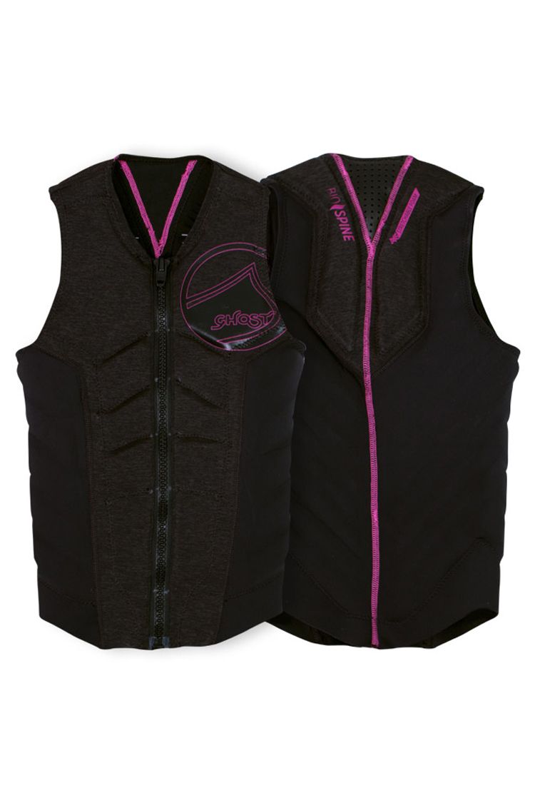 Liquid Force Ghost Womens Comp Wakeboardvest Coal/Pink 2017