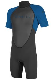 O'Neill Youth Reactor 2mm BZ S/S Spring Wetsuit Black Ocean