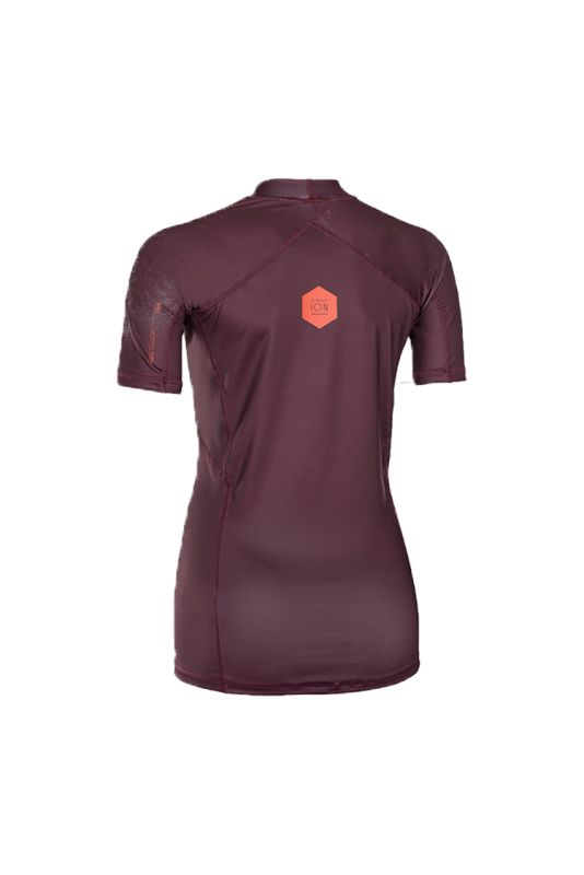 ION Rashguard Women SS wine red 