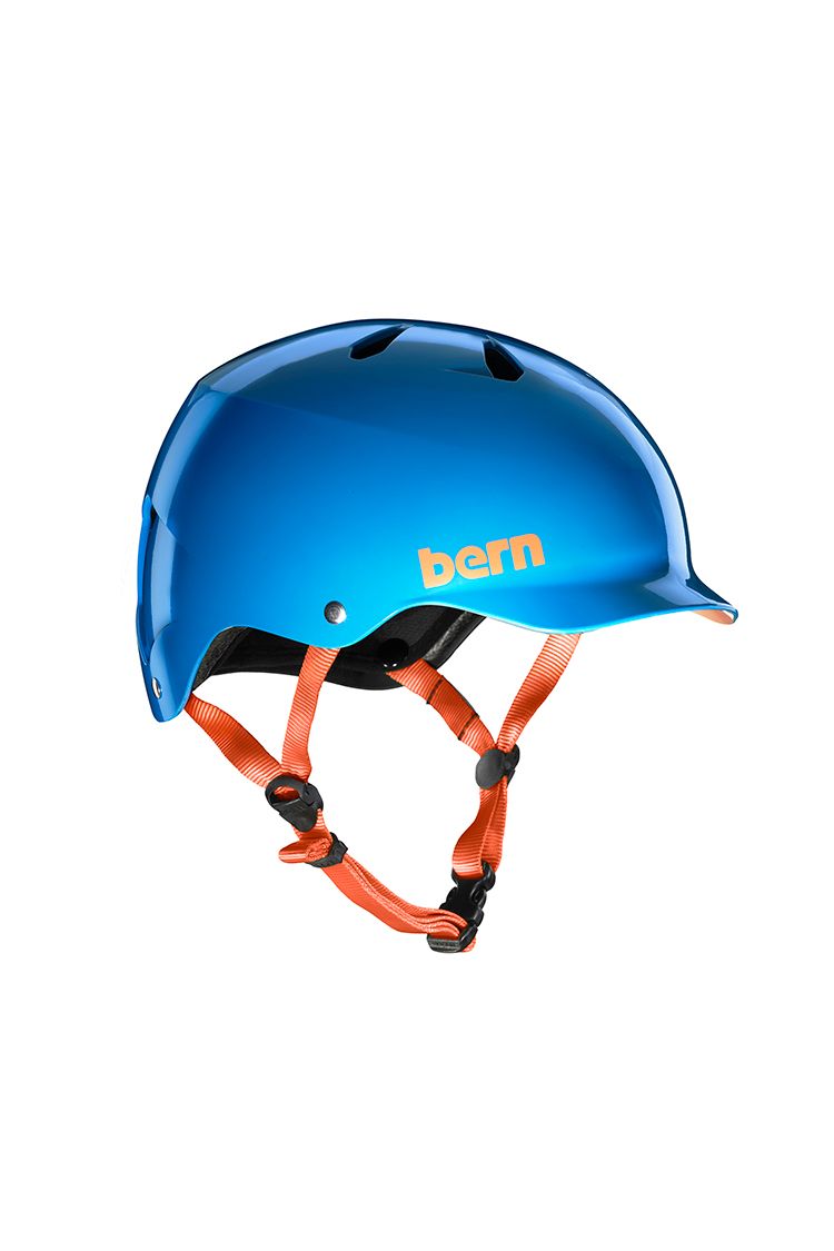 Bern Watts Wakeboard Helmet Gloss Azure Blue 2019