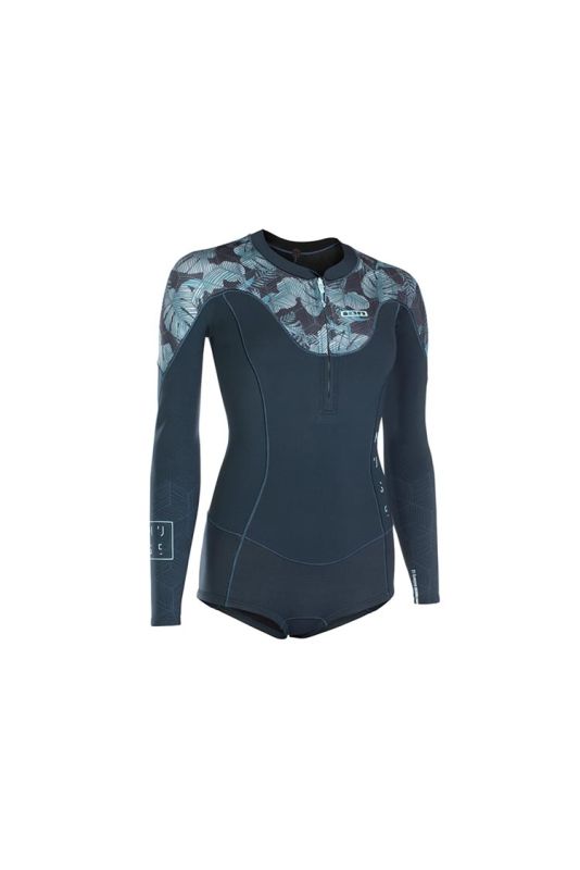 Ion Wetsuit Muse Hot Shorty LS 1,5 FZ dark blue 2019